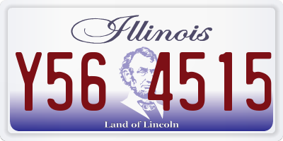 IL license plate Y564515