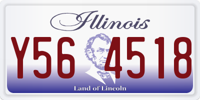 IL license plate Y564518