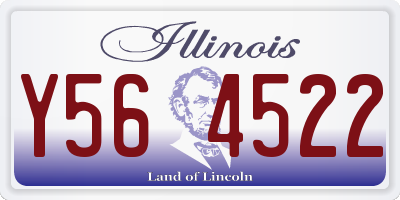 IL license plate Y564522