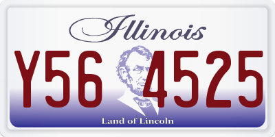 IL license plate Y564525