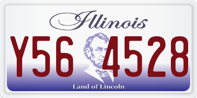 IL license plate Y564528