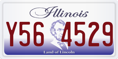 IL license plate Y564529