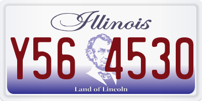IL license plate Y564530