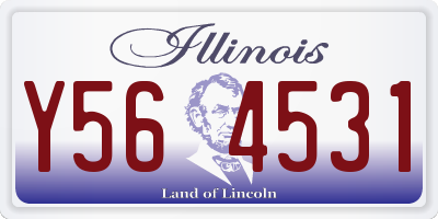 IL license plate Y564531