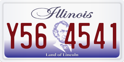 IL license plate Y564541