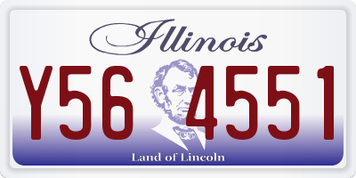 IL license plate Y564551