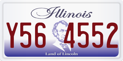 IL license plate Y564552