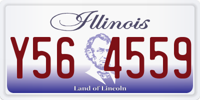 IL license plate Y564559