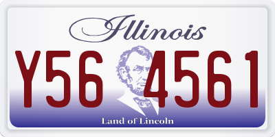 IL license plate Y564561