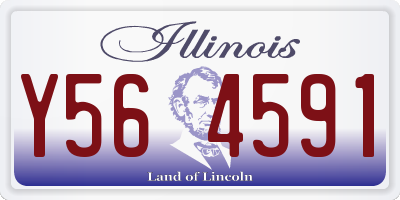 IL license plate Y564591
