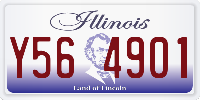 IL license plate Y564901