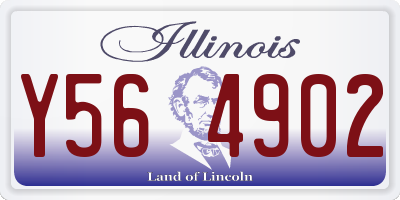 IL license plate Y564902