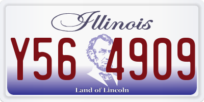 IL license plate Y564909