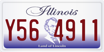 IL license plate Y564911