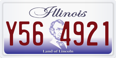 IL license plate Y564921