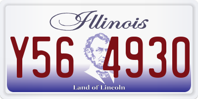 IL license plate Y564930