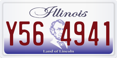 IL license plate Y564941
