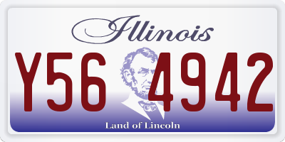 IL license plate Y564942
