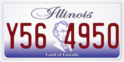 IL license plate Y564950