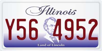 IL license plate Y564952