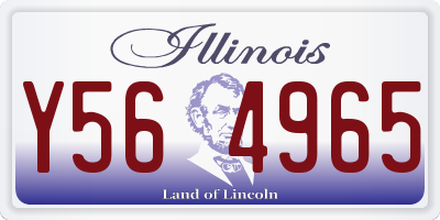 IL license plate Y564965