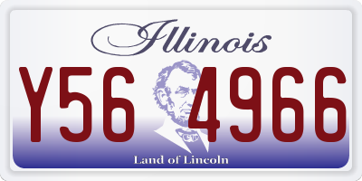 IL license plate Y564966