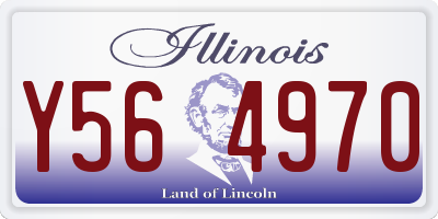 IL license plate Y564970