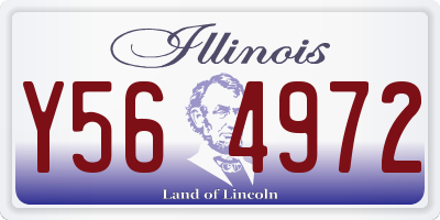 IL license plate Y564972