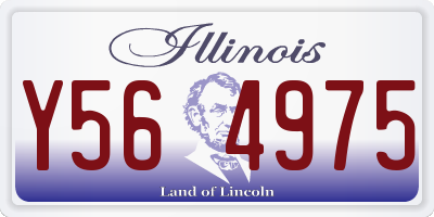 IL license plate Y564975