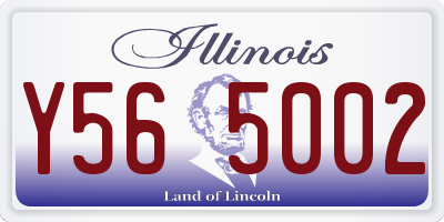 IL license plate Y565002