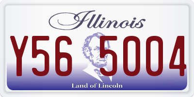 IL license plate Y565004