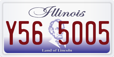 IL license plate Y565005