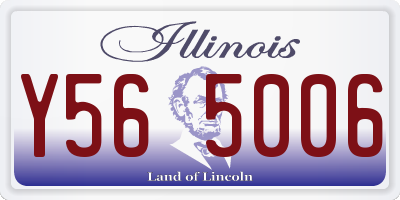 IL license plate Y565006