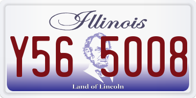 IL license plate Y565008