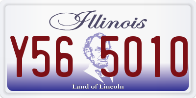 IL license plate Y565010