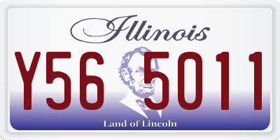 IL license plate Y565011