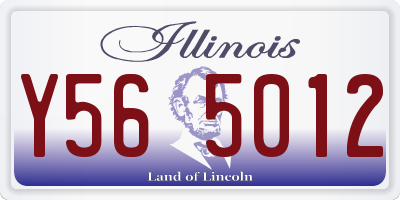 IL license plate Y565012