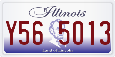 IL license plate Y565013