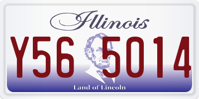 IL license plate Y565014
