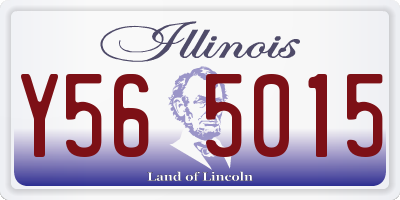 IL license plate Y565015