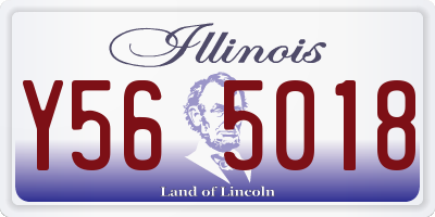 IL license plate Y565018