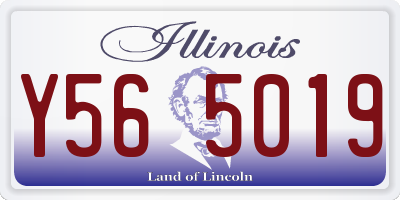 IL license plate Y565019