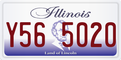 IL license plate Y565020