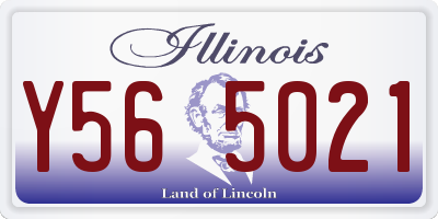 IL license plate Y565021