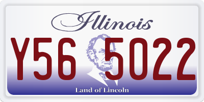 IL license plate Y565022