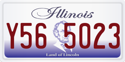 IL license plate Y565023
