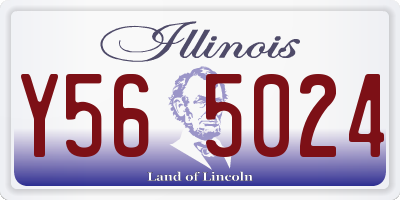 IL license plate Y565024
