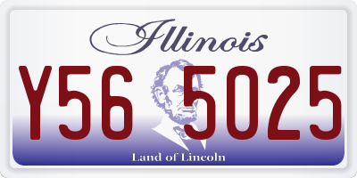 IL license plate Y565025