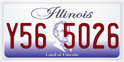 IL license plate Y565026
