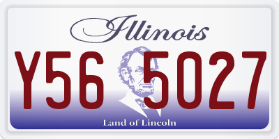 IL license plate Y565027